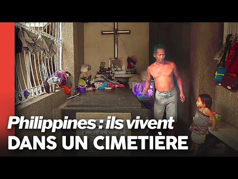 Ces familles habitent au milieu des morts