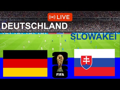 🔴 LIVE: Deutschland vs. Slowakei | FIFA WM-Qualifikation Europa | Komplettes Spiel – Simulation