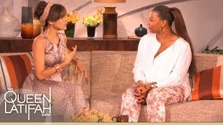 Eva Mendes Reveals a Family Beauty Secret to Queen Latifah
