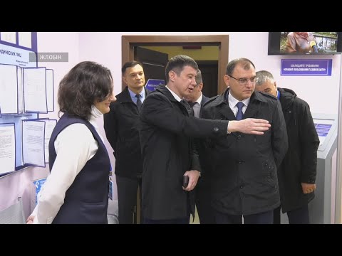 Візіт міністра энергетыкі Віктара Каранкевіча ў "Жлобінгаз" видео