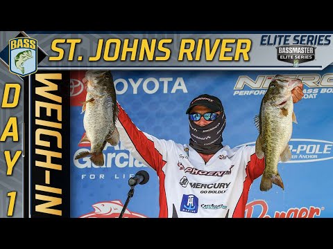 2021 Bassmaster Elite at St. Johns River, FL - Day 1 Weigh-In