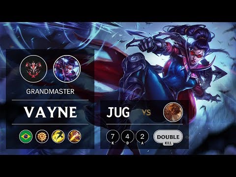 Vayne Jungle vs Taliyah - BR Grandmaster Patch 9.21