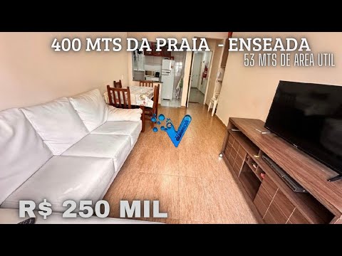 R$ 250 Mil - Apartamento à Venda Lado Praia - Enseada 