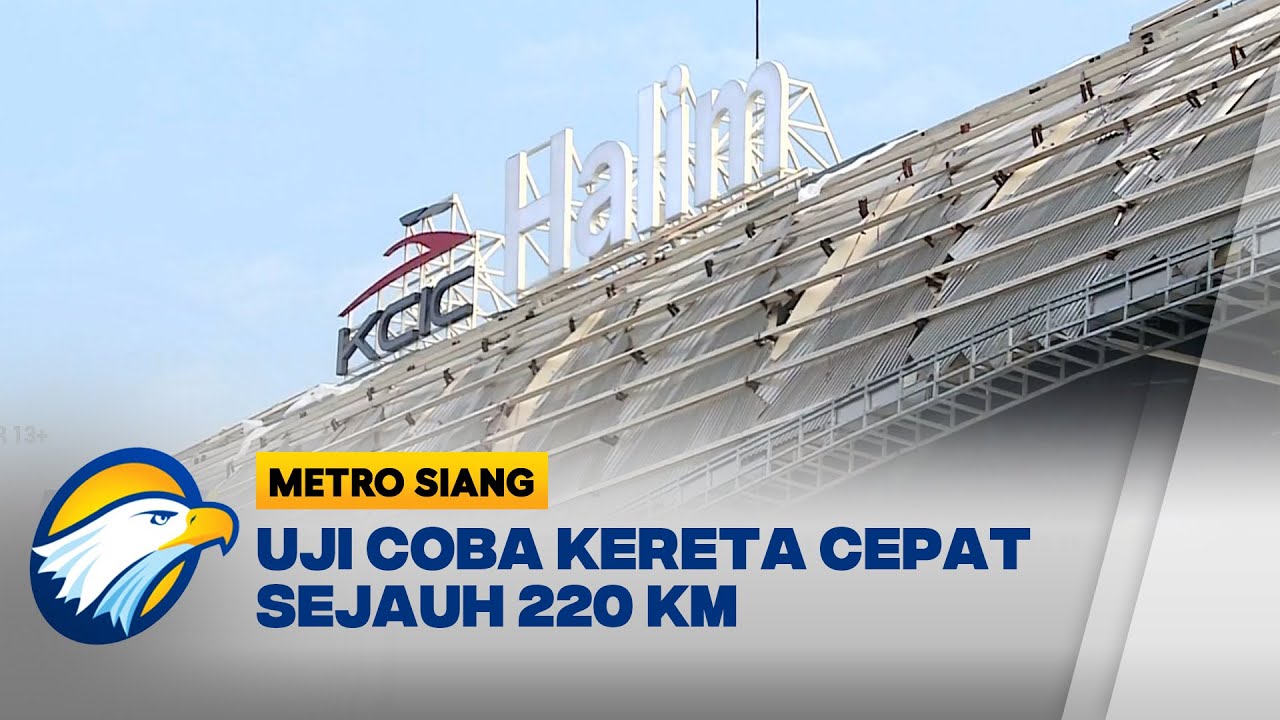 Uji Coba Kereta Cepat Jakarta-Bandung Tembus 220 Km per Jam