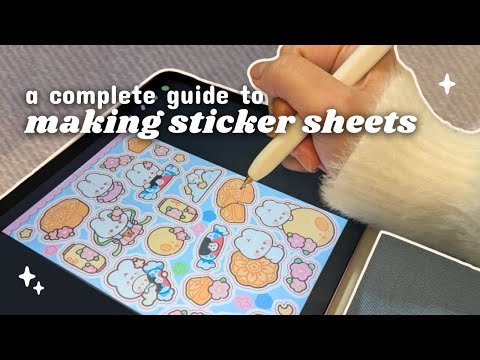 the ultimate guide to making cute sticker sheets ✨