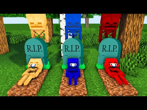 Monster School : SKELETON GIRL RIP PARENTS SAD LIFE - Minecraft Animation