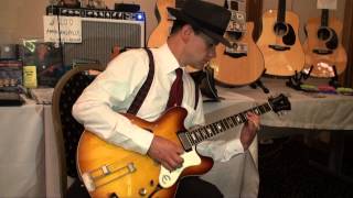 Video thumbnail for Epiphone Riviera 1965  - Anth Purdy - Scottish Guitar Show by sidneyandherbie