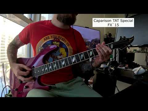 7 Guitars 1 Amplifier for 1 min (Caparison, Charvel, ESP, Lepsky, Suhr)