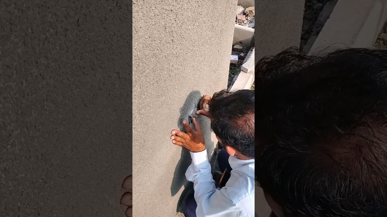 Pull out test of plaster