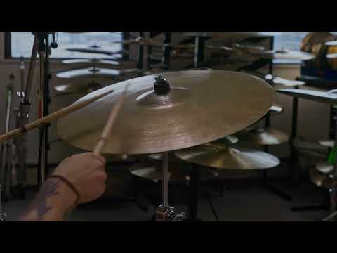 1970s Zildjian 20" A Thin Stamp Ride Cymbal 2571g image 10