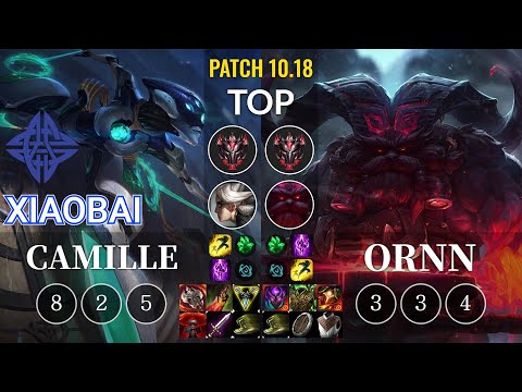 ES Xiaobai Camille vs Ornn Top - KR Patch 10.18
