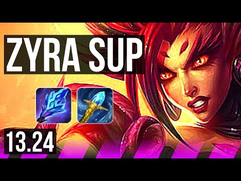 ZYRA & Ez vs SETT & Kai'Sa (SUP) | 1/0/4, 400+ games | KR Master | 13.24