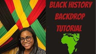 Black History Month Decoration | Black Red and Gold Party Decorations