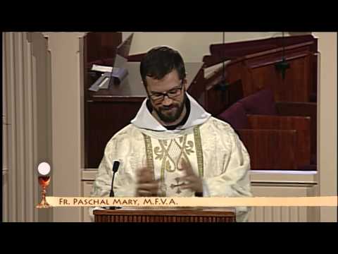 EWTN Daily Catholic Mass - 2014-1-24- Fr. Paschal Mary