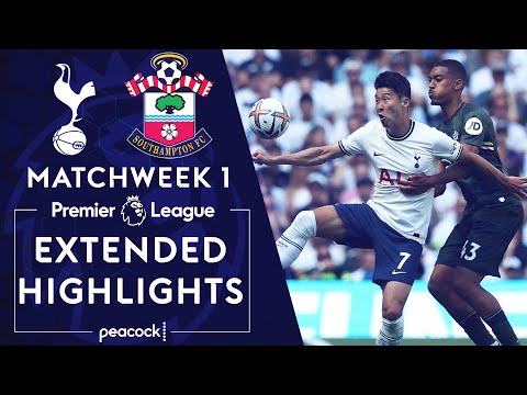 Tottenham Hotspur v. Southampton | PREMIER LEAGUE HIGHLIGHTS | 8/6/2022 | NBC Sports
