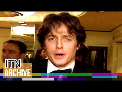 Hugh Grant Interview on Winning Best Actor BAFTA – "Very pleased and very smug" (1995)