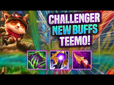 CHALLENGER TRIES TEEMO NEW BUFFS! - Challenger Plays Teemo Top vs Malphite! | Season 2022