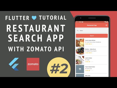 Flutter Tutorial | Restaurant Search App with Zomato API Part 2 Transforming search results