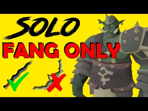 Solo Bandos Guide: Fang Only Melee | OSRS