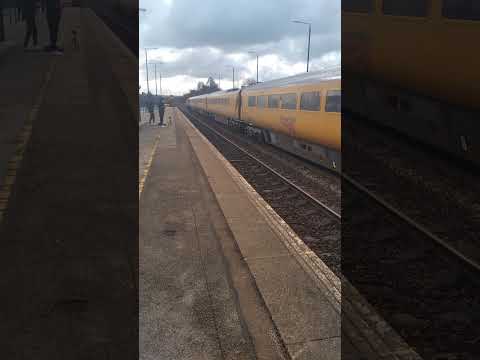 colas / network rail NMT 43290 / 43272 at Swinton train station 26/02/23