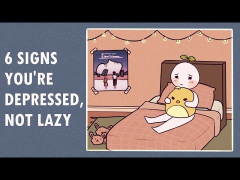 怠け者ではなく、落ち込んでいる6つのサイン (6 Signs You're Depressed, Not Lazy)