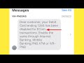 PNB Dear Customer Your Debit Card Ending 1284 Has Been Disabled For ECom Transactions
