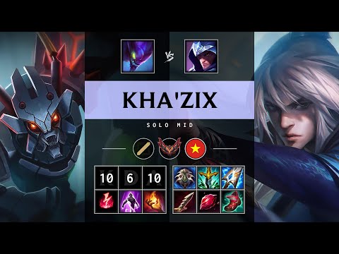 Kha'Zix Mid vs Talon - VN Grandmaster Patch 25.18