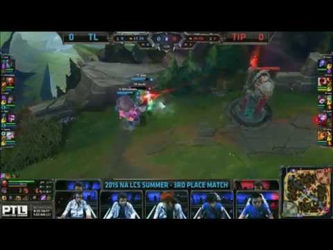 Team Liquid vs Team Impulse Game 1 -NA LCS 3rd Place : Highlights and Sounds of the game