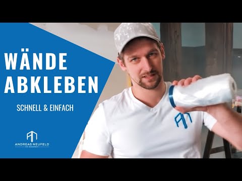 Wandflächen einfach & schnell abkleben - Vom Wandprofi erklärt