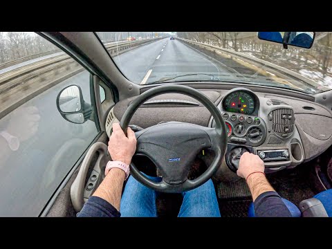 2000 Fiat Multipla | 1.6 16V 103 HP | POV Test Drive #2679 | Joe Black