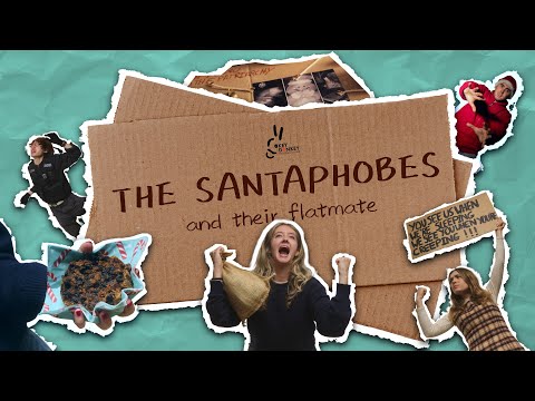 [Short comedy] THE SANTAPHOBES and their flatmate 🎅🏻🎄