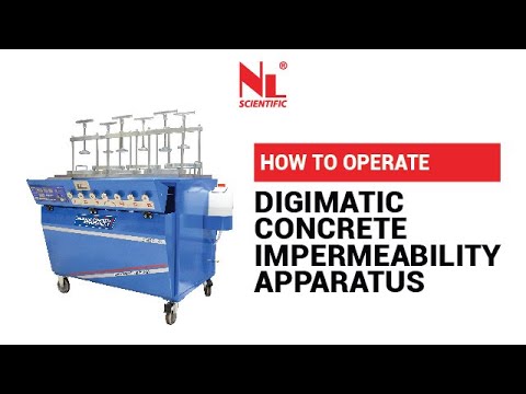 Digimatic Concrete Impermeability Apparatus