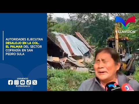 AUTHORITIES CARRY OUT EVICTION IN THE EL PALMAR NEIGHBORHOOD OF THE COFRADÍA SECTOR IN SAN PEDRO ...
