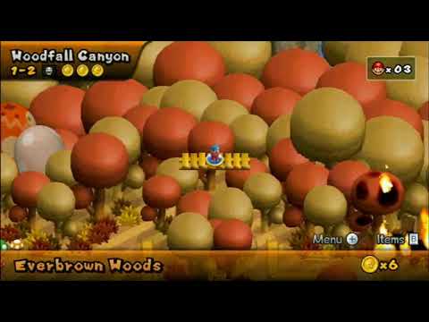 Newer Super Mario Bros. Wii Falling Leaf Walkthrough