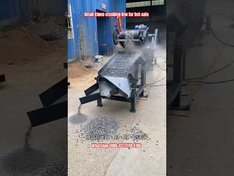 #Low investment small stone crushing line #jaw crusher +screener,#small rock crusher machine seller
