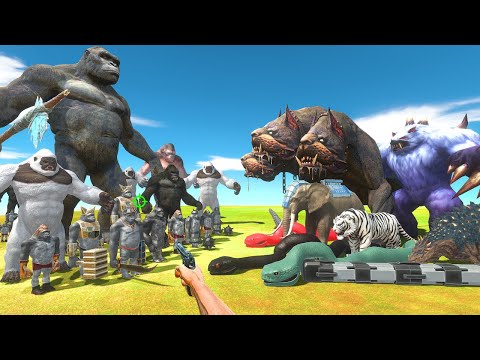 FPS Avatar Rescues Mutant Animals and Fights Mutant Primates - Animal Revolt Battle Simulator
