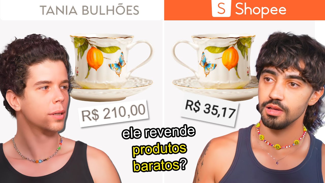 a loja de luxo acusada de revender Shopee: Tânia Bulhões
