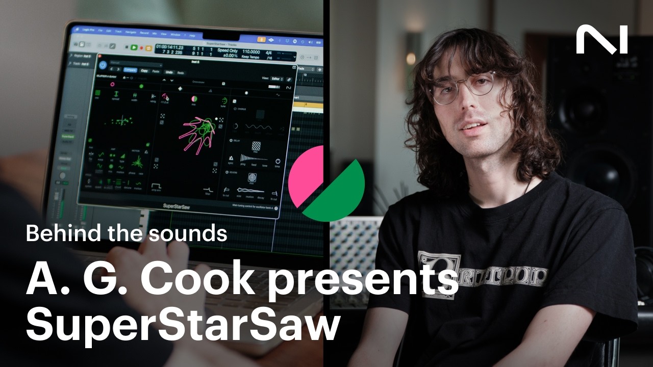 Discover SuperStarSaw with A. G. Cook (Charli XCX, Oklou, Caroline Polachek) | Native Instruments - YouTube