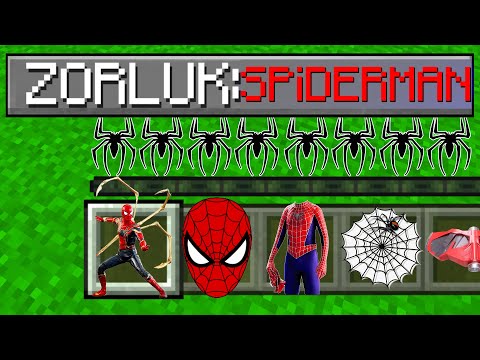 ÖRÜMCEK ADAM ZORLUK SEVİYESİ - Minecraft