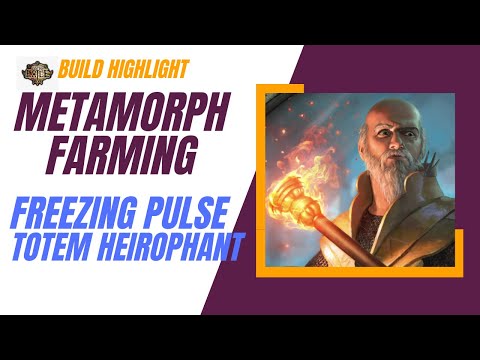 Path of Exile | 3.20 | Metamorph farming with freezing pulse\ Ice spear Totems