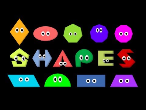 Shapes - Learn 2D Geometric Shapes - The Kids' Picture Show (Fun & Educational Learning Video)