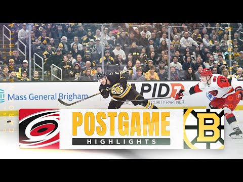 CONDENSED GAME: Boston Bruins vs. Carolina Hurricanes - 11/1/2025