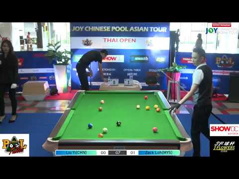 Liu Yi VS Zack Loh and Stuart Pettman VS Moh Keen Hoe - L16 - 2019 Joy Chinese Pool Asian Tour Thai