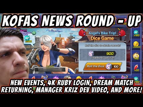 KoFAS News Round - Up: Dice Game & Angel Event Missions, Dream Match Returns, New Dev Video, MORE!