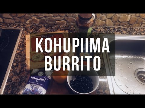 Erik Orgu Retsept | Kohupiima burrito