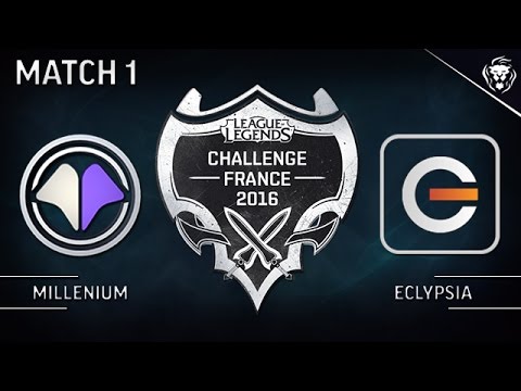 CHALLENGE FRANCE : MILLENIUM VS ECLYPSIA GAME 1