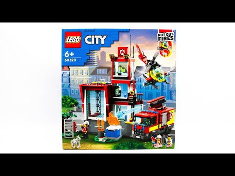 LEGO CITY 60320 Fire Station Speed Build