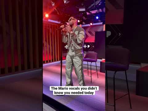 Mario giving us a stripped down version of his song “Used To Me” feat. @tydollasign