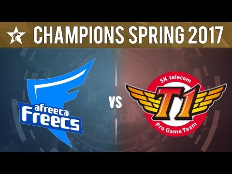 Afreeca Freecs vs SKTelecom T1 - League Of Legends LCK Spring Split 2017 Game 1