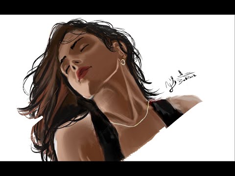 Drawing Indian model : Pranati Rai Prakash | NarenBiorock_Digitalarts